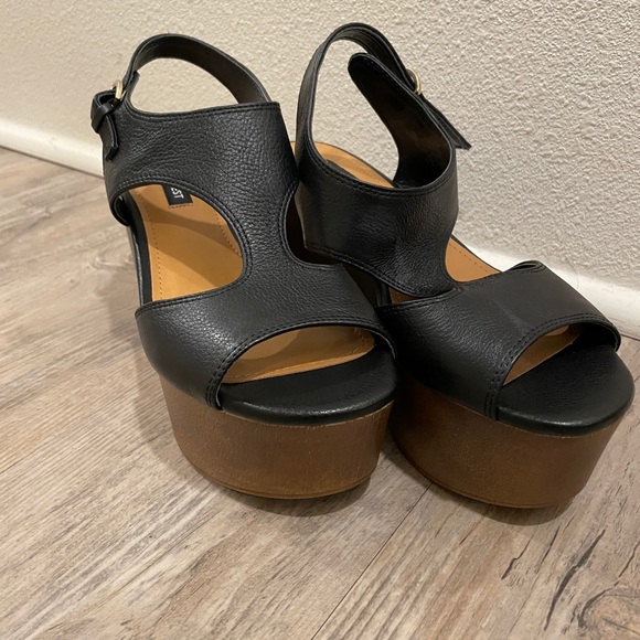 Nine West Edge Women's Platform Wedge Sandals - Picture 3 of 5
